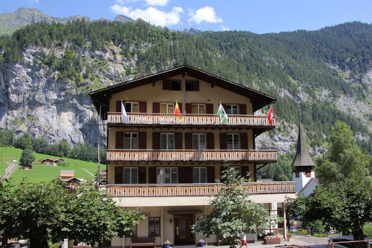 Hotel Staubbach Лаутербрунен Екстериор снимка